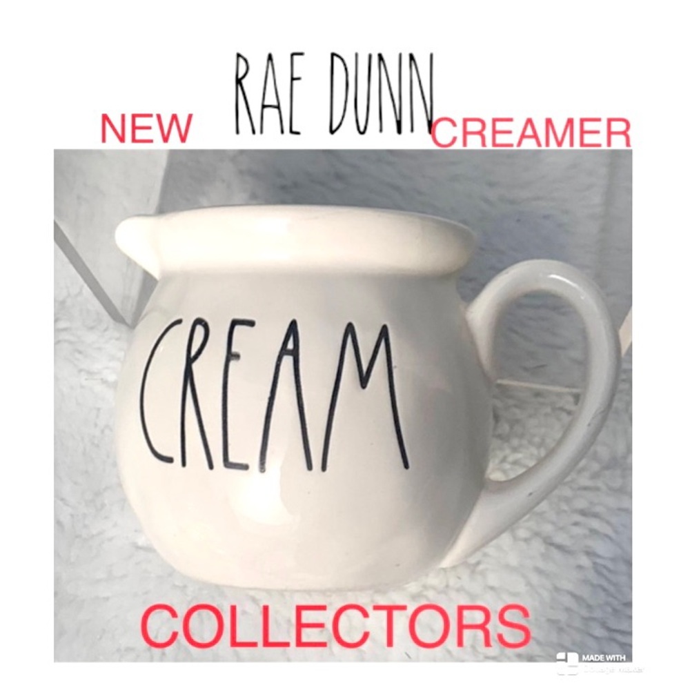 ✳️6” Rae Dunn White Creamer Mug NEW